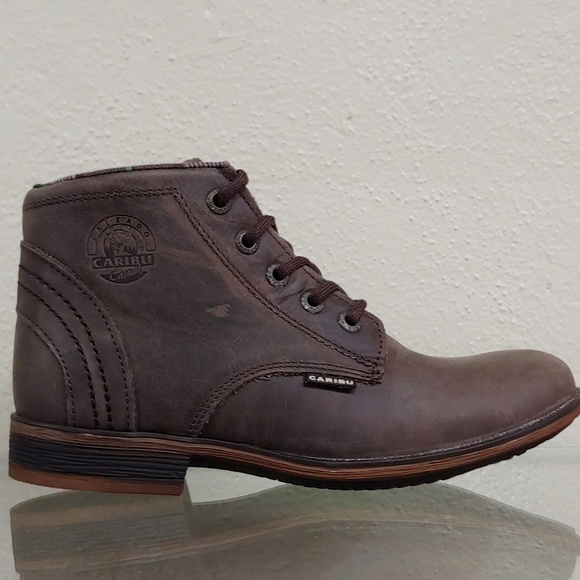 Caribu Mens Rustic Brown Ankle Boot main image 5